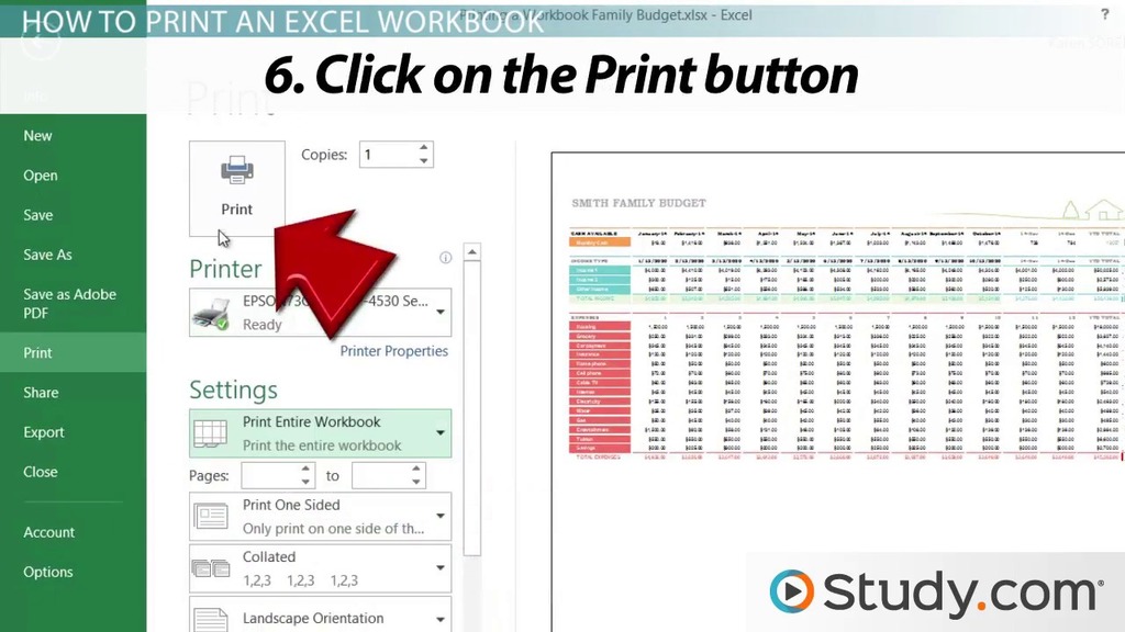 Printing in Excel: How to Configure Workbooks to Print Video