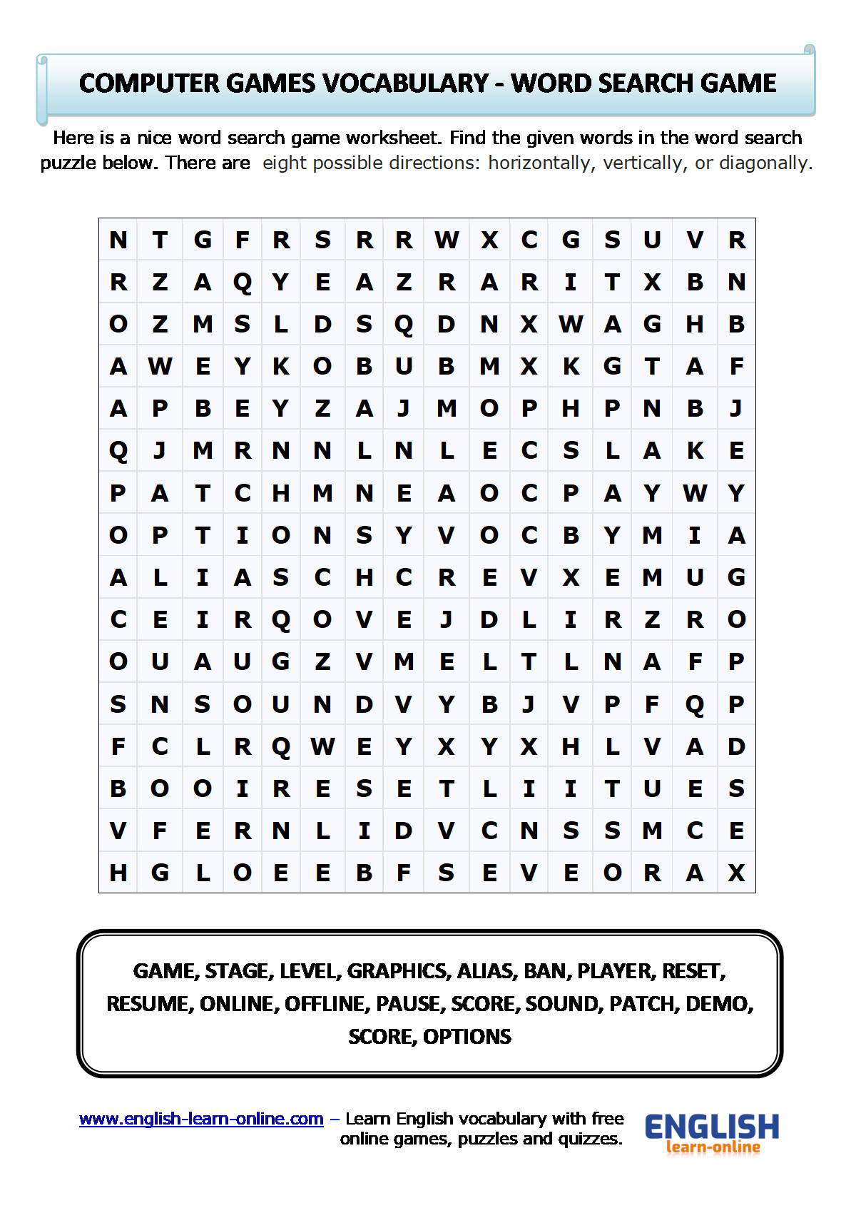 Computer Games Expressions | Learn English