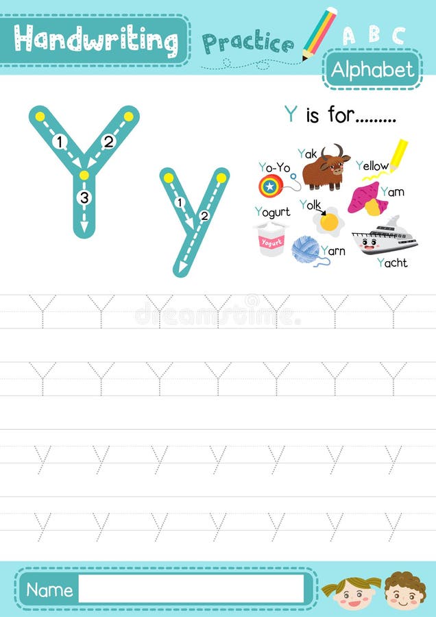 worksheet vocabulary letter y