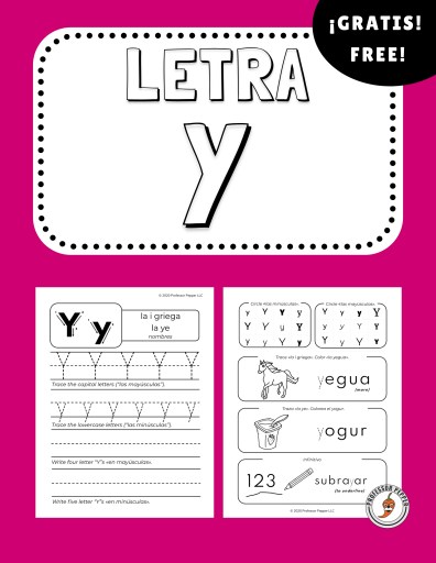 worksheet vocabulary letter y