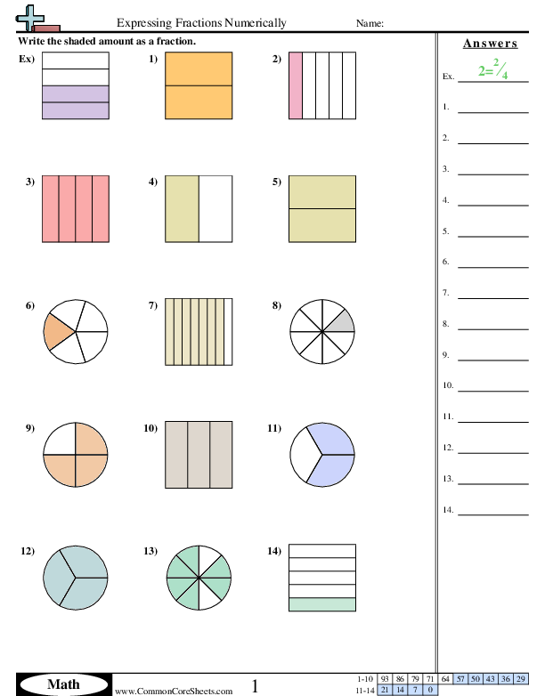 Fraction Worksheets | Free - Distance Learning, worksheets and ...