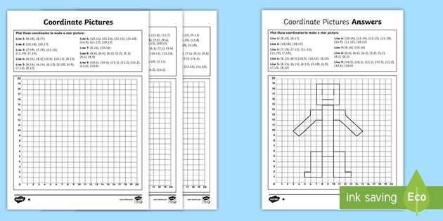 worksheet works coordinate picture answers