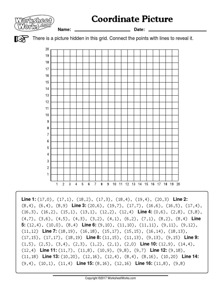 Coordinate Graphing Use Your Math Skills To Reveal 40 Fun Mystery Coordinate Graphing Use Your Math Skills To Reveal 40 Fun Mystery