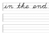 Cursive Handwriting Practice - WorksheetWorks.com