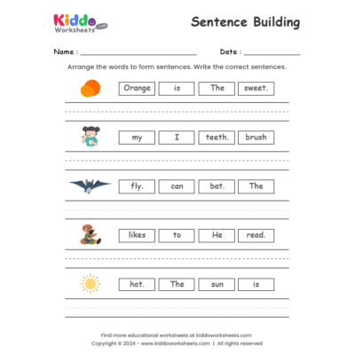 Free Printable Find the words Worksheet - kiddoworksheets
