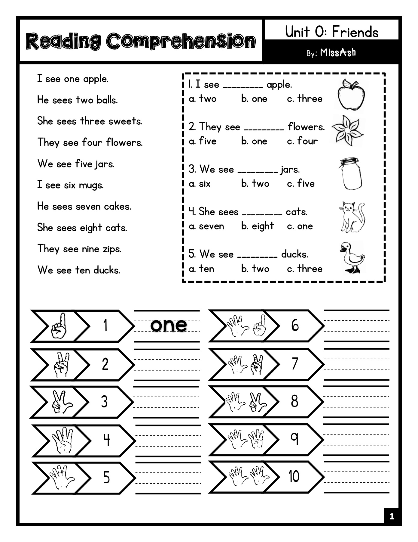 Year 1 Worksheets Year 1 Worksheets