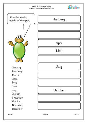 Time worksheets for Year 1 (age 5-6) - URBrainy.com