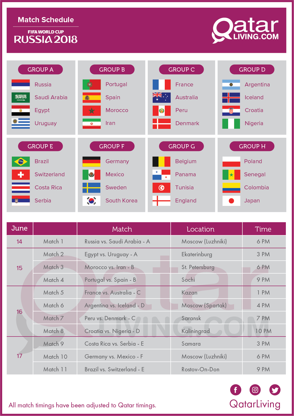 world cup 2018 schedule pdf print