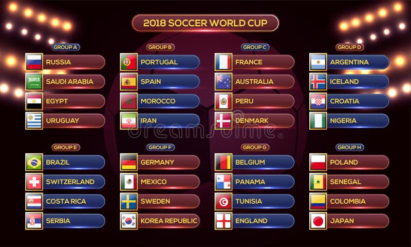 world cup 2018 schedule table printable