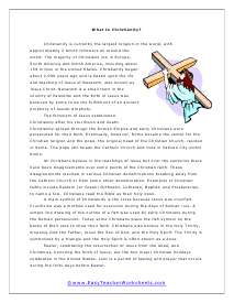 Religion Worksheets