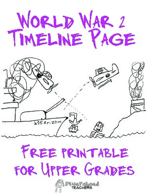 World War II Timeline Worksheet | Squarehead Teachers