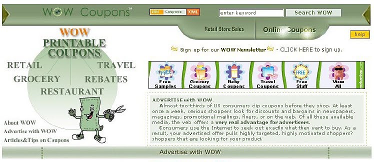 wow printable grocery coupons