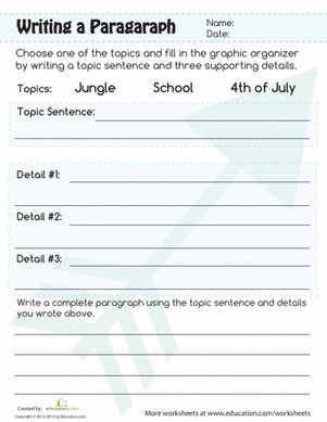 Paragraph Writing | Worksheet 