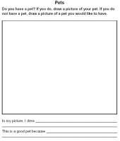 Draw and Write Activities - Printables and Worksheets