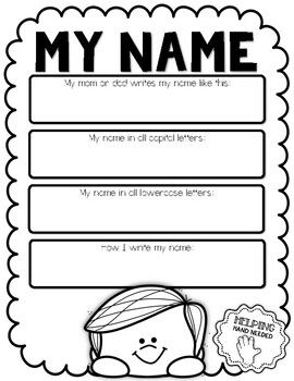 Name Writing Practice Worksheet