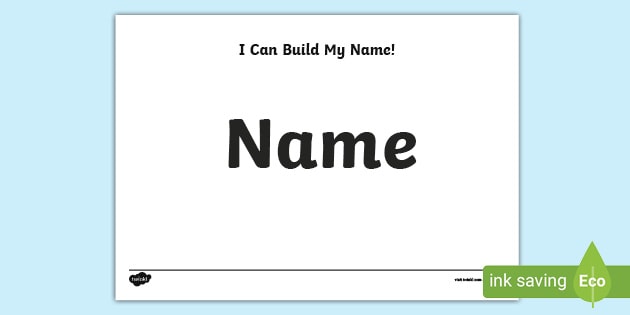I can write my name worksheet - Name Tracing Worksheets