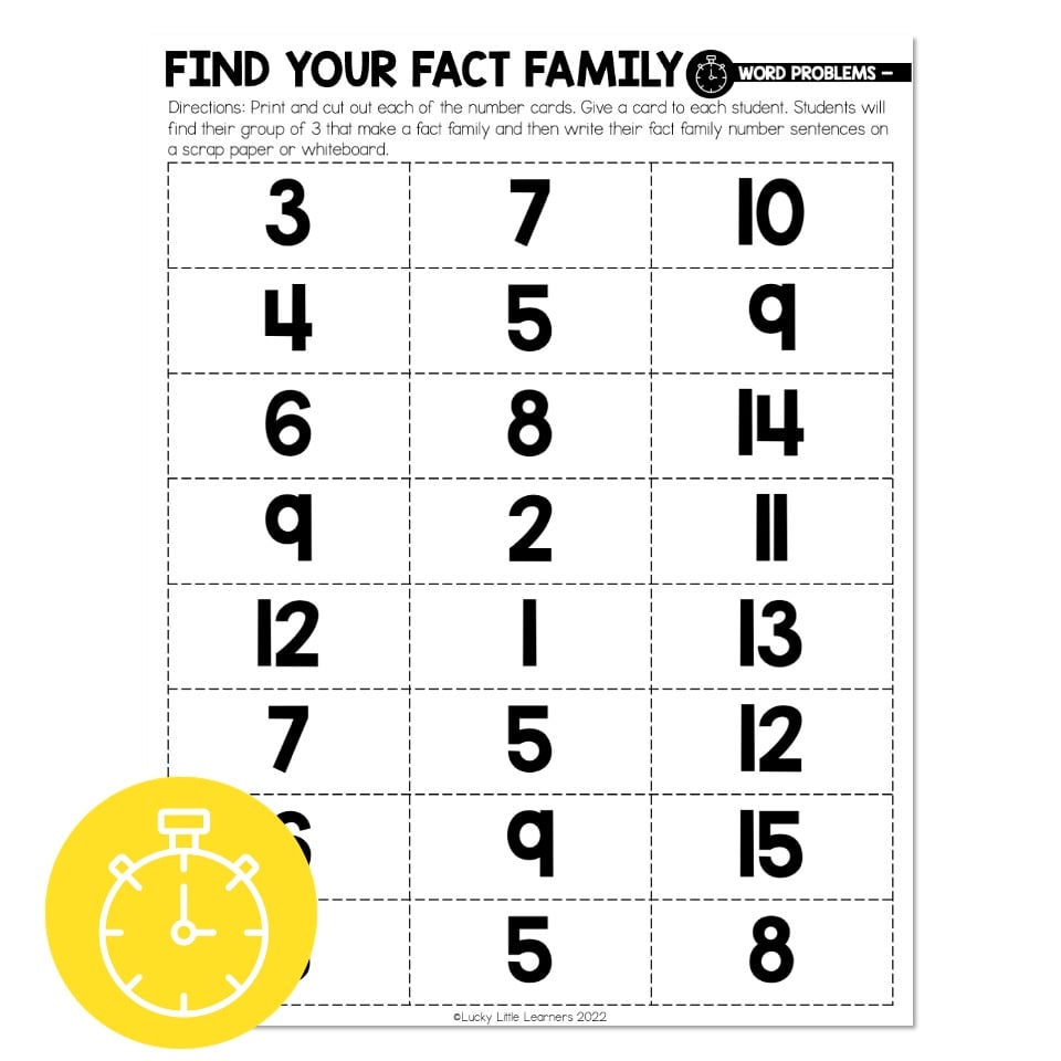 Lucky to Learn Math - Subtraction Word Problems - Lesson 2.19 ...