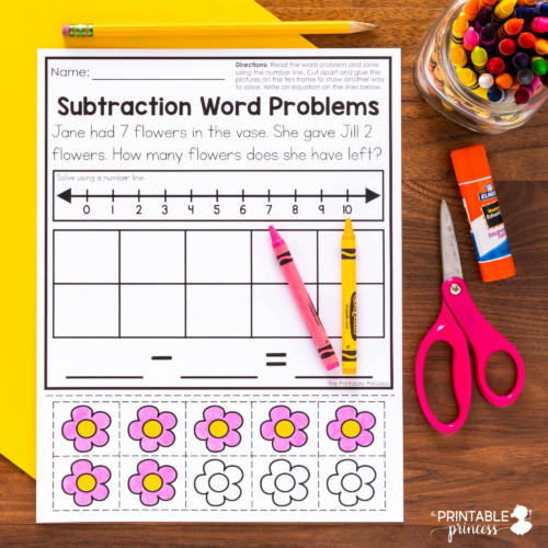 Addition and Subtraction Word Problems - The Printable Princess