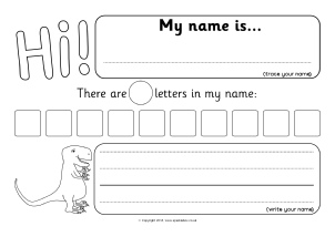 Name Writing Practise Teaching Resources &  Printables - SparkleBox