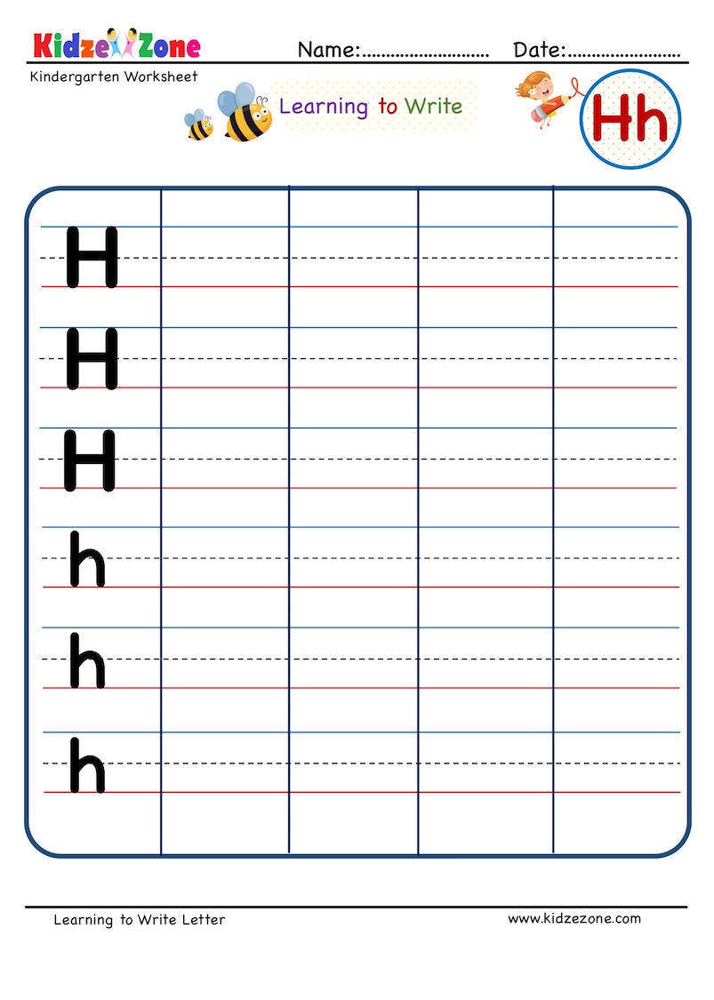 writing a letter worksheet