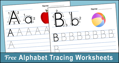 writing alphabet worksheet for kids
