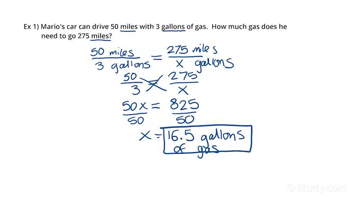 Solving Word Problems on Proportions Using a Unit Rate | Algebra ...