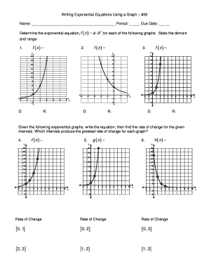 Writing Exponential Equations from Graphs Worksheet | airSlate SignNow