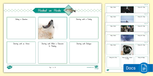 Hooks in Informational Writing | Worksheet 