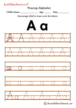 writing letters of the alphabet worksheet