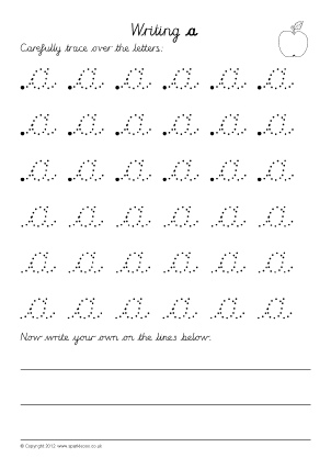Letter Formation Worksheets for Early Years - SparkleBox