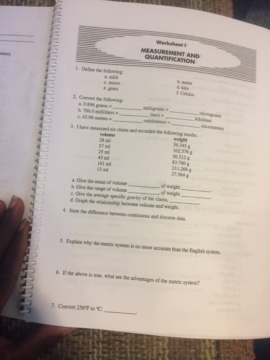 writing meters liters and grams worksheet answers