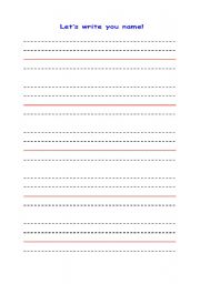 Name Tracing Generator - Make Free Name Tracing Worksheets