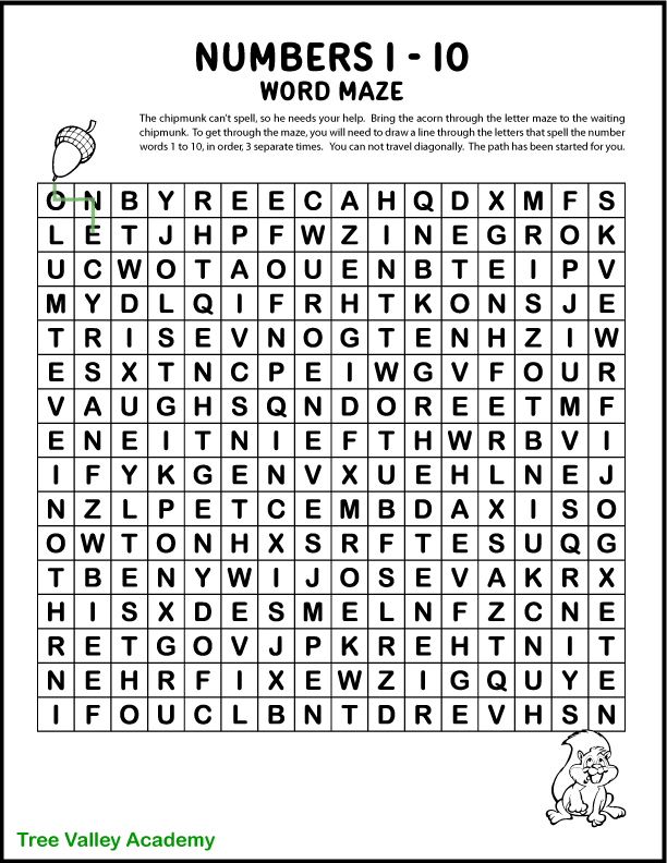 writing number words worksheet for kindergarten