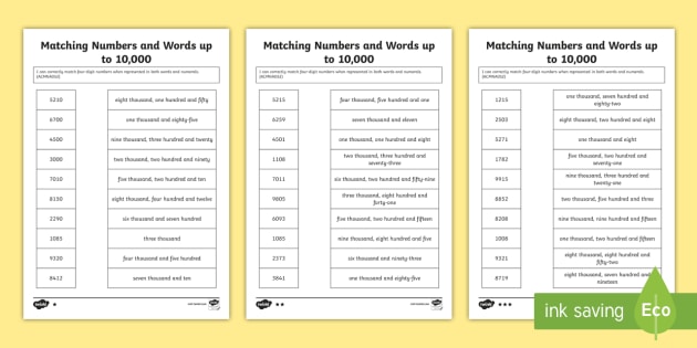 writing numbers to 10 worksheet