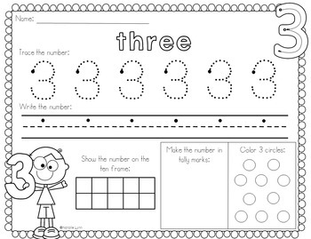 Numbers 1-20 Worksheets for Kindergarten - Natalie Lynn Kindergarten