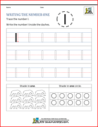 writing numbers worksheet kindergarten
