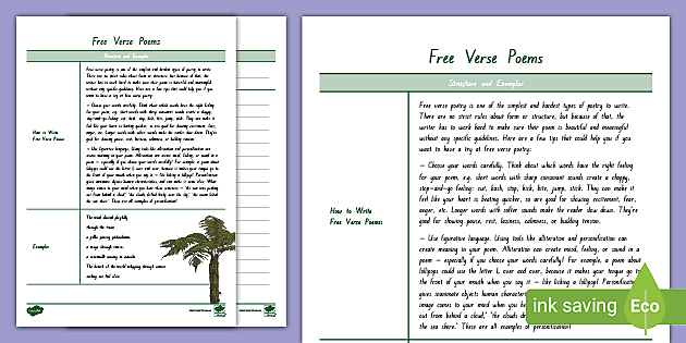 writing poetry worksheet