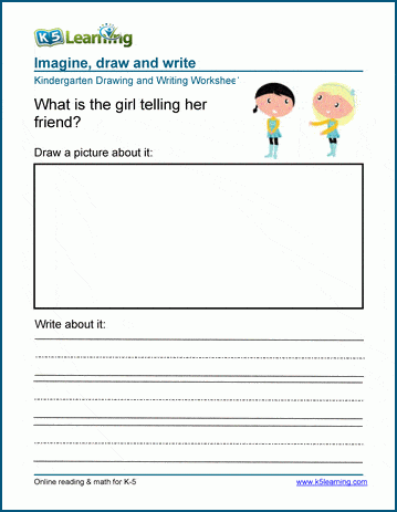 Early Writing Worksheets for Preschool and Kindergarten | Worsheets library