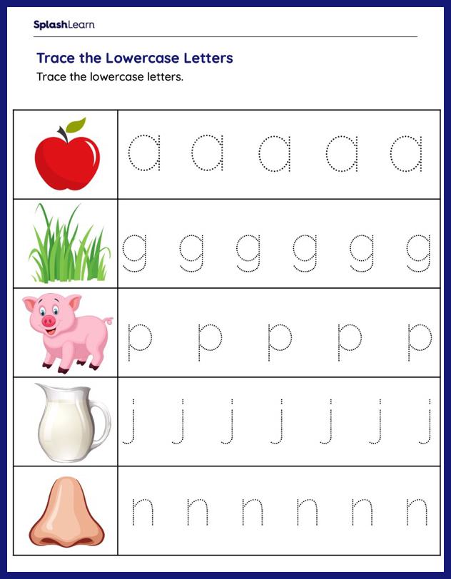 writing printable kindergarten worksheet