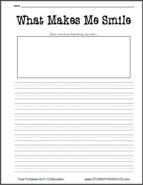 writing prompt 2nd grade worksheet