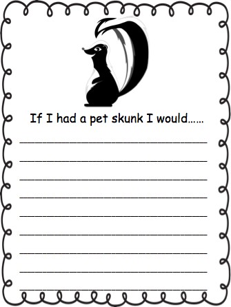 writing prompt worksheet