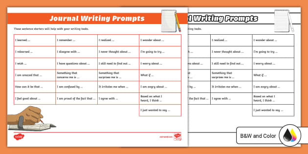 writing prompts for grade 6