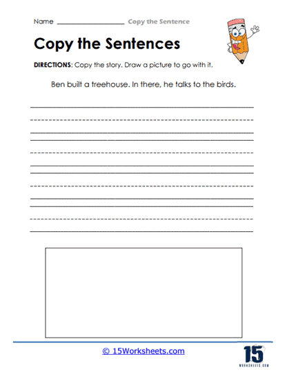 Copy the Sentence Worksheets - 15 Worksheets Library