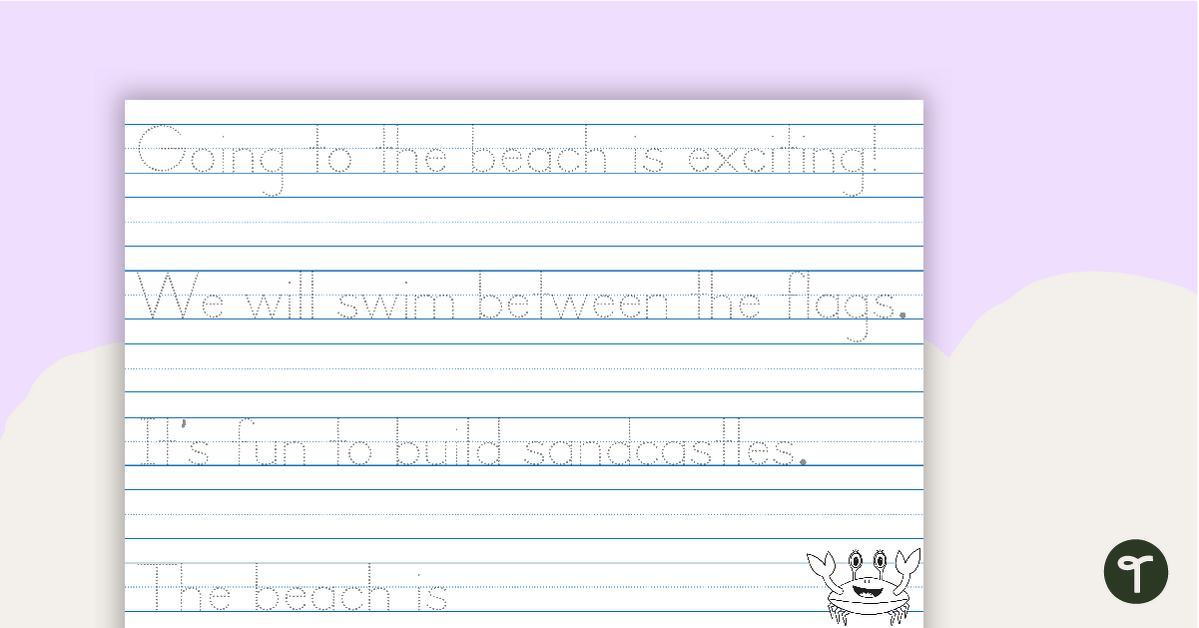 Handwriting Sheets - Theme Pages 1 | Teach Starter