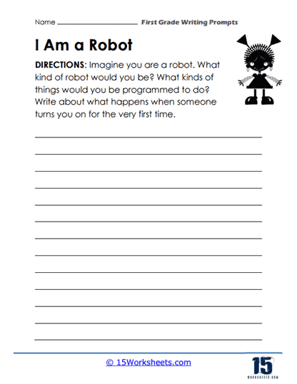 writing worksheet 1st grade
