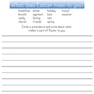 writing worksheet 2nd grade