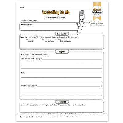 Free 2nd Grade Writing Activities | Studentreasures Publishing