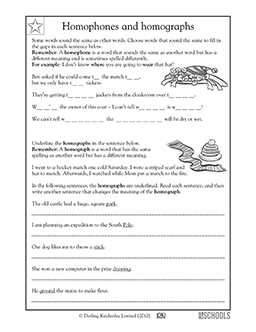 4th grade writing Worksheets, word lists and activities ...