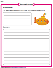 writing worksheet for 5th grade
