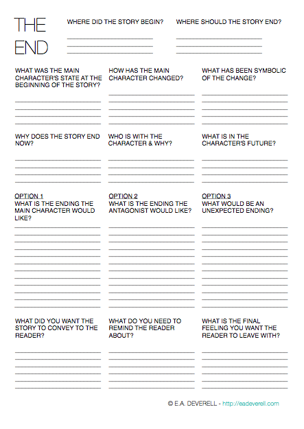 writing worksheet for middle school